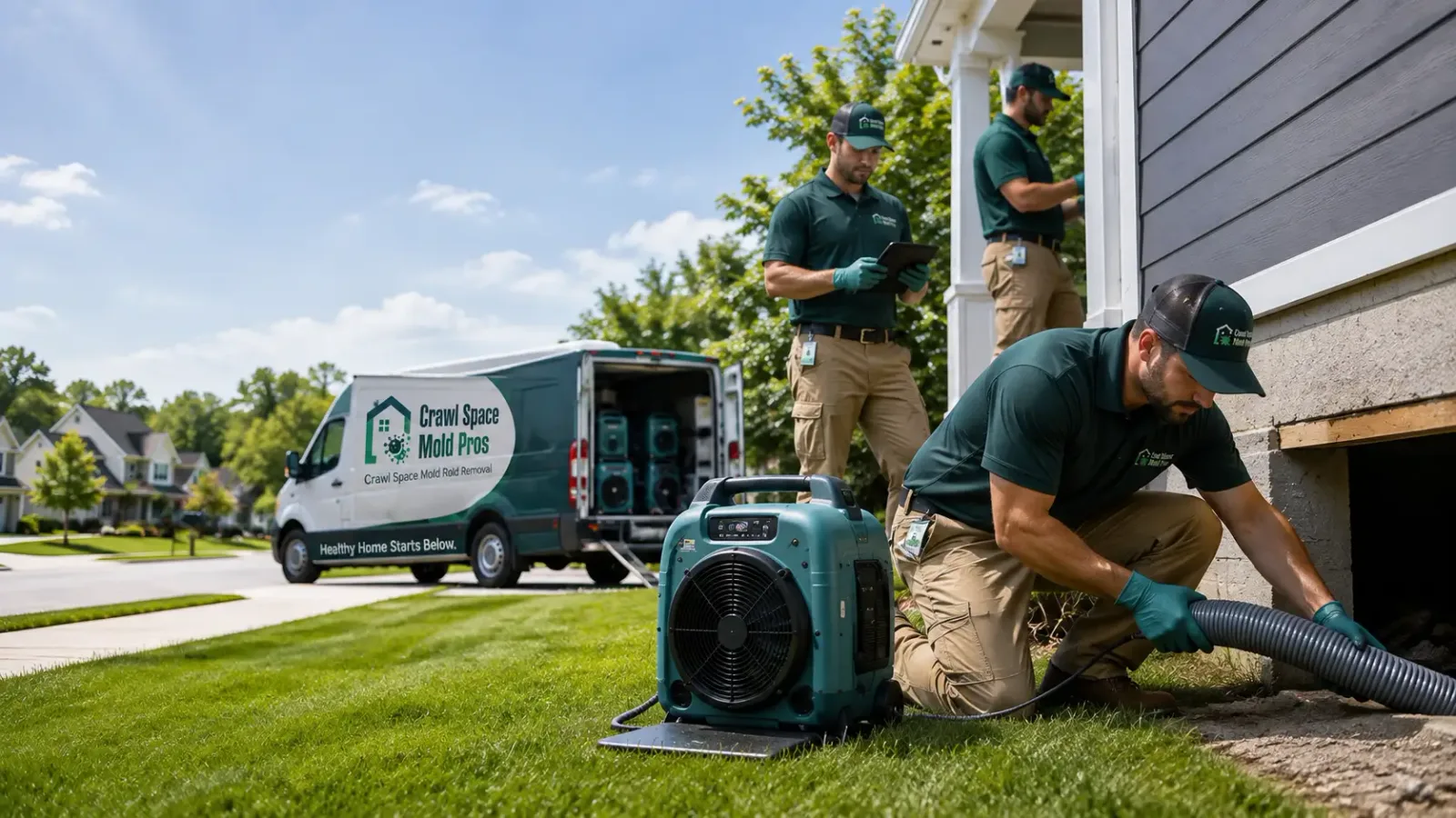Crawl Space Mold Removal in Lone Rock, WI